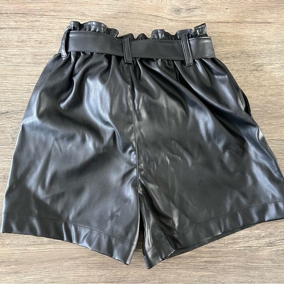 NWT Faux leather shorts - Picture 2 of 5